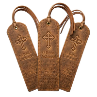 Premium Leather Ethiopian Bookmark